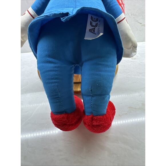 Bozo The Clown Plush Doll Toy 1989 Ace Novelty Co 16" Inches Tall Larry Harmon - Picture 6 of 8